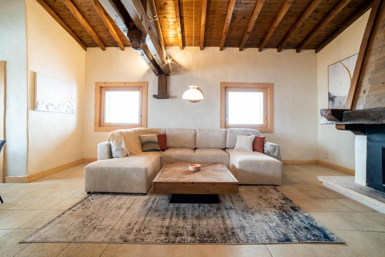 Chalet Vue Mont-Blanc, +4 Chambres, Cheminee Megève Exterior foto